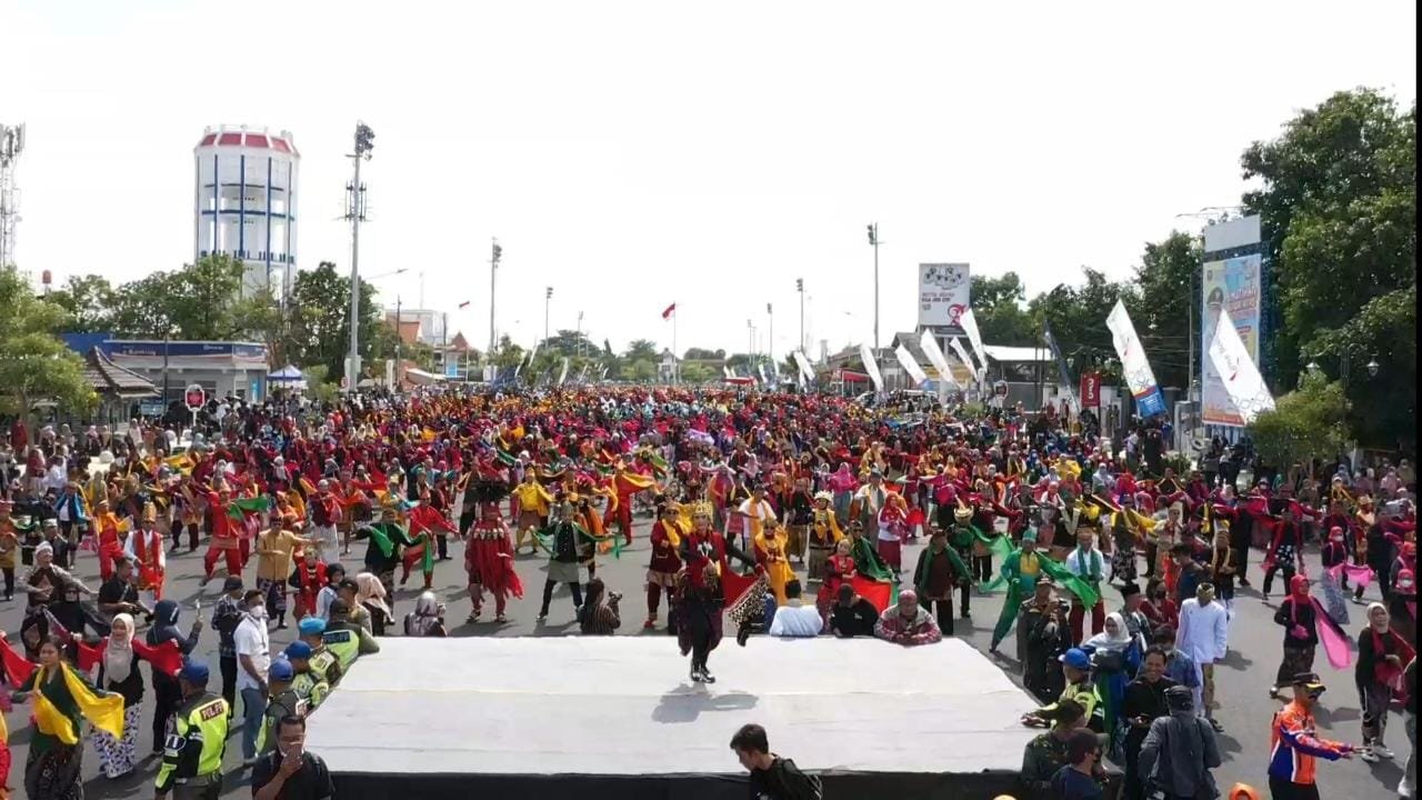 Kolosal 6 000 Orang Tarikan Amazing Tegal Dance Geol Tegalan BEENEWS ID