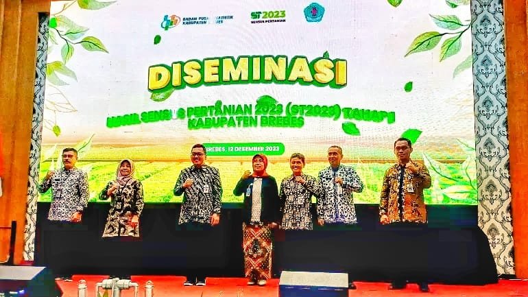 BPS Brebes Gelar Diseminasi Hasil Sensus Pertanian 2023 Di Aula Dedy ...